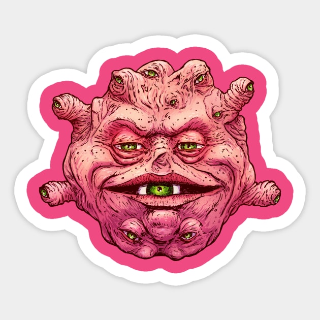 Big Trouble In Little China Guardian Eye Sticker by TomWalkerArt